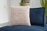 Floridian Furniture - Ashley Furniture - Nashlin Pillows - Pillow / White/Rust - A1001038P