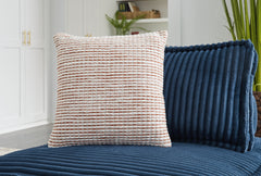 Floridian Furniture - Ashley Furniture - Nashlin Pillows - Pillow / White/Rust - A1001038P