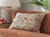 Floridian Furniture - Ashley Furniture - Aprover Pillows - Pillow / Rust/Gray/White - A1001040P