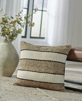 Floridian Furniture - Ashley Furniture - Rueford Pillows - Pillow / Brown/Black/Natural - A1001063P