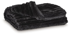 Floridian Furniture - Ashley Furniture - Alsonwell Throw (Set of 3) - Throw (3/CS) / Black - A1001083