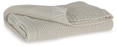 Floridian Furniture - Ashley Furniture - Gayelery Throw - Throw / Sand - A1001084T