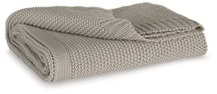 Floridian Furniture - Ashley Furniture - Gayelery Throw (Set of 3) - Throw (3/CS) / Gray - A1001085