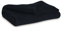 Floridian Furniture - Ashley Furniture - Gayelery Throw (Set of 3) - Throw (3/CS) / Black - A1001086