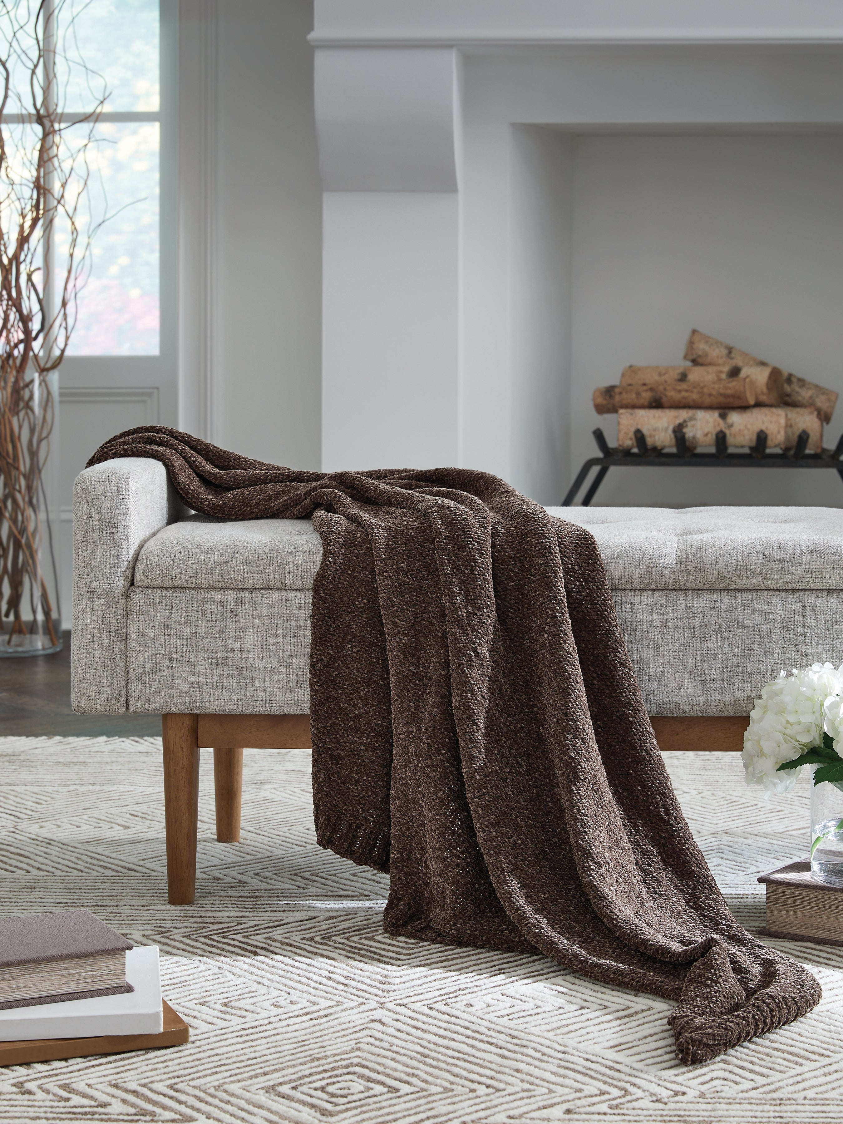 Floridian Furniture - Ashley Furniture - Anawood Throw (Set of 3) - Throw (3/CS) / Brown - A1001098