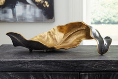 Floridian Furniture - Ashley Furniture - Melinda Sculpture - Sculpture / Black/Gold Finish - A2000416