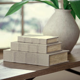 Floridian Furniture - Ashley Furniture - Jolina Box (Set of 3) - Box Set (3/CN) / Linen - A2000486