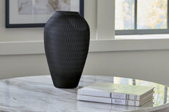 Floridian Furniture - Ashley Furniture - Etney Vase - Vase / Slate - A2000510