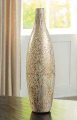 Floridian Furniture - Ashley Furniture - Plawite Vase - Vase / Antique Silver Finish - A2000639