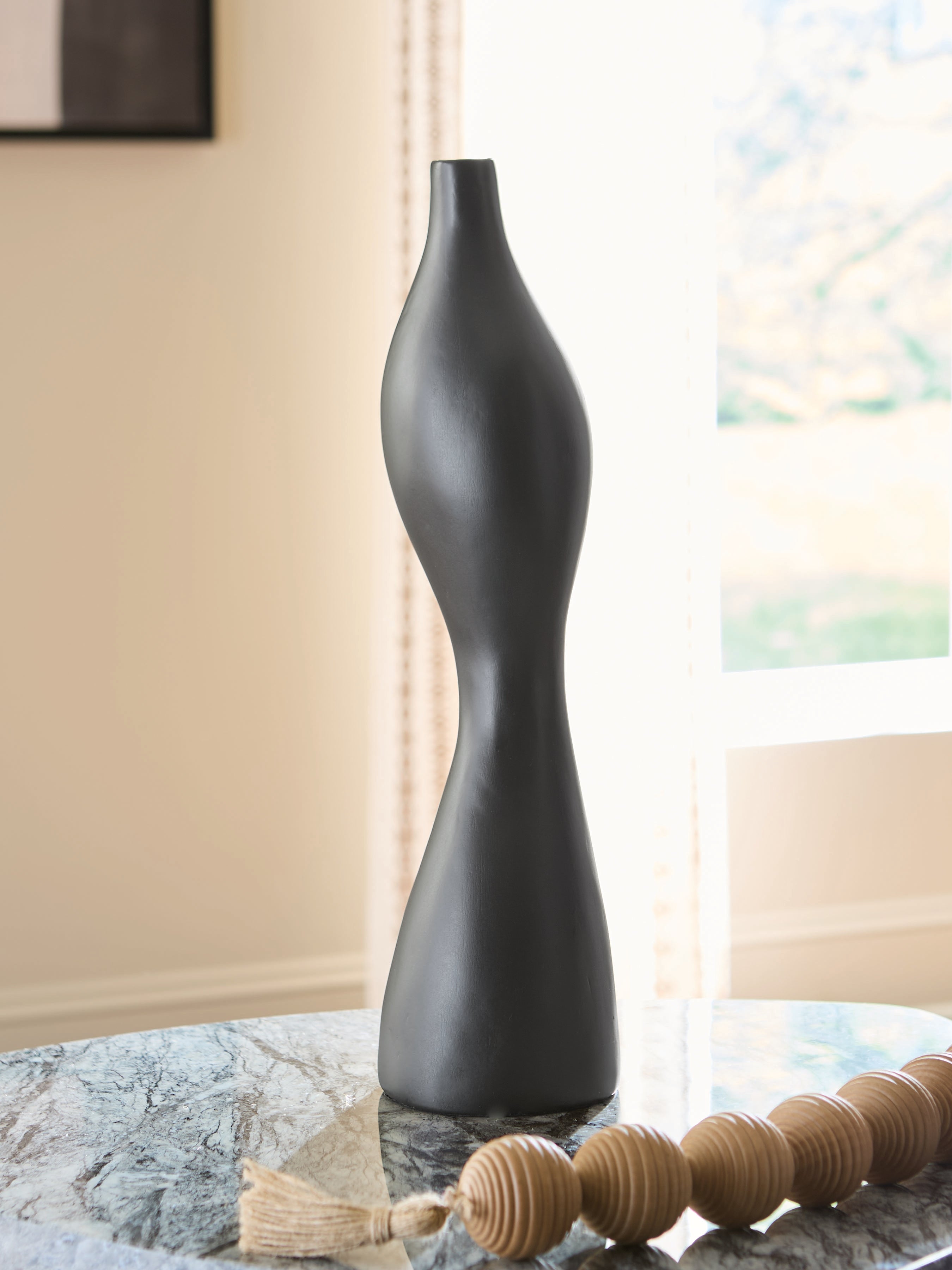 Floridian Furniture - Ashley Furniture - Judsen Vase - Vase / Black - A2000835