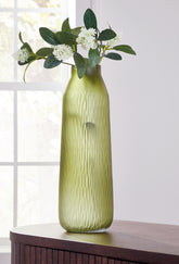 Floridian Furniture - Ashley Furniture - Scottyard Vase - Vase / Olive Green - A2900009