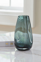Floridian Furniture - Ashley Furniture - Beamund Vase - Vase / Teal Blue - A2900011V
