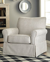 Floridian Furniture - Ashley Furniture - Searcy Accent Chair - Swivel Glider Accent Chair / Quartz - A3000006