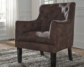 Floridian Furniture - Ashley Furniture - Drakelle Accent Chair - Accent Chair / Mahogany - A3000051