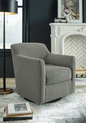 Floridian Furniture - Ashley Furniture - Bradney Swivel Accent Chair - Swivel Accent Chair / Fossil - A3000324