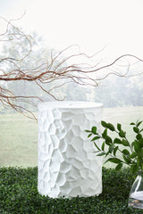 Floridian Furniture - Ashley Furniture - Jungrove Stool - Stool / White - A3000633