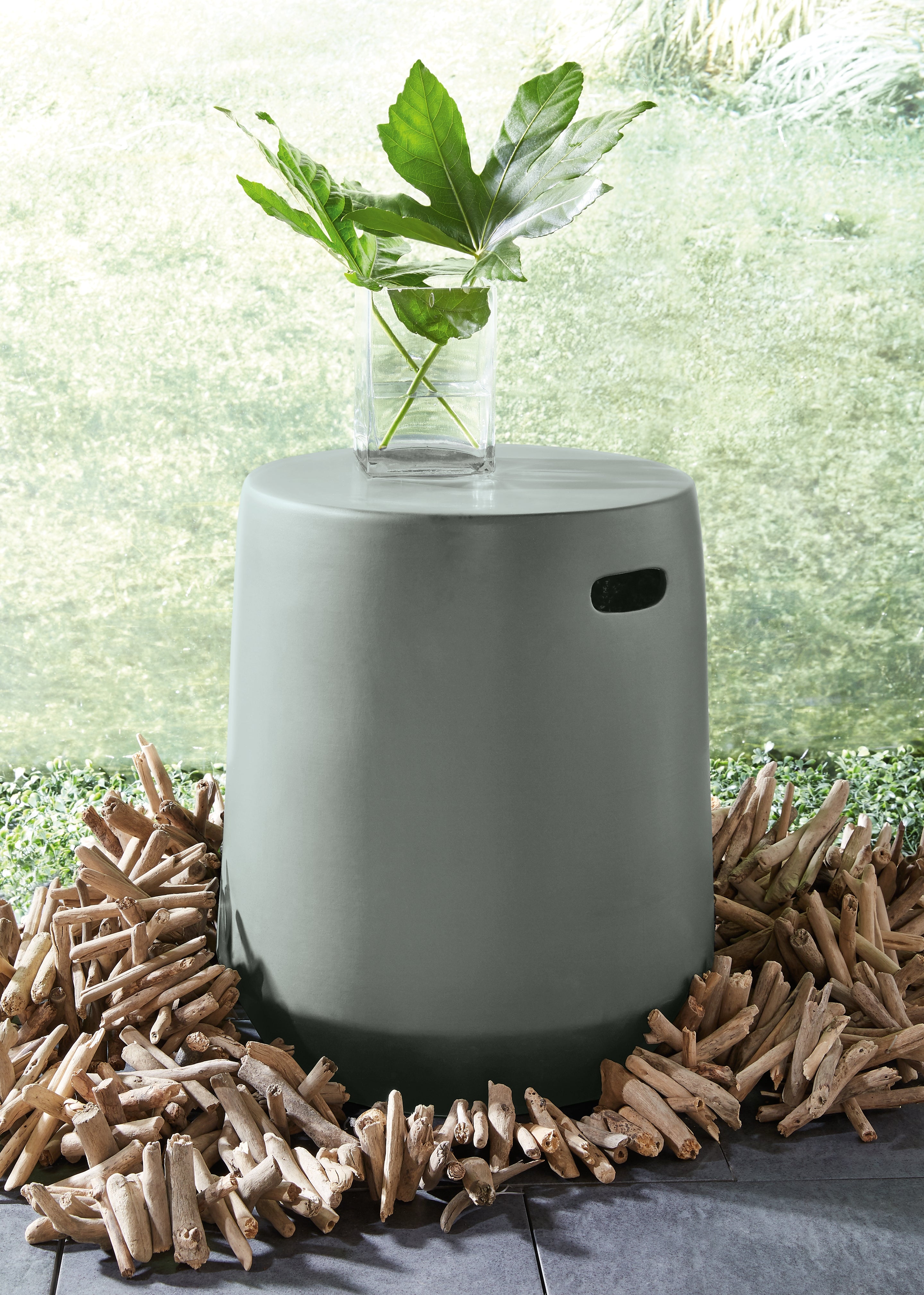 Floridian Furniture - Ashley Furniture - Kalmunds Stool - Stool / Gray - A3000634