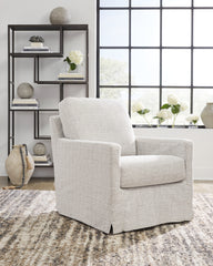 Floridian Furniture - Ashley Furniture - Nenana Next-Gen Nuvella Swivel Glider Accent Chair - Swivel Glider Accent Chair / Stone - A3000644