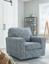 Floridian Furniture - Ashley Furniture - Aterburm Swivel Accent Chair - Swivel Accent Chair / Twilight - A3000649