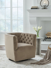 Floridian Furniture - Ashley Furniture - Hayesler Swivel Accent Chair - Swivel Accent Chair / Cocoa - A3000661