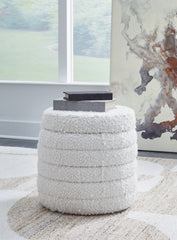 Floridian Furniture - Ashley Furniture - Duntler Living Room - Storage Ottoman / Ivory - A3000678