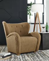 Floridian Furniture - Ashley Furniture - Larbell Accent Chair - Accent Chair / Camel - A3000710