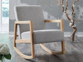 Floridian Furniture - Ashley Furniture - Wychworth Accent Chair - Accent Chair / Gray/Natural - A3000745