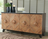 Floridian Furniture - Ashley Furniture - Robin Ridge Accent Cabinet - Accent Cabinet / Two-tone Brown - A4000031