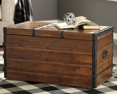Floridian Furniture - Ashley Furniture - Kettleby Storage Trunk - Storage Trunk / Brown - A4000096