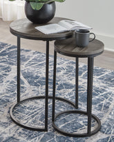 Floridian Furniture - Ashley Furniture - Briarsboro Accent Table (Set of 2) - Accent Table Set (Set of 2) / Black/Gray - A4000231