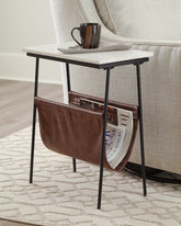 Floridian Furniture - Ashley Furniture - Etanbury Accent Table - Accent Table / Brown/Black/White - A4000254