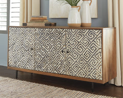 Floridian Furniture - Ashley Furniture - Kerrings Accent Cabinet - Accent Cabinet / Brown/Black/White - A4000258