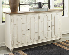 Floridian Furniture - Ashley Furniture - Roranville Accent Cabinet - Accent Cabinet / Antique White - A4000268