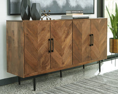 Floridian Furniture - Ashley Furniture - Prattville Accent Cabinet - Accent Cabinet / Brown - A4000308