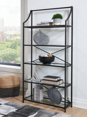 Floridian Furniture - Ashley Furniture - Dakerwell Bookcase - Bookcase / Antique Black - A4000557