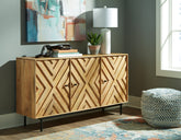 Floridian Furniture - Ashley Furniture - Cadewick Accent Cabinet - Accent Cabinet / Natural - A4000570