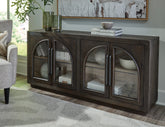 Floridian Furniture - Ashley Furniture - Dreley Accent Cabinet - Accent Cabinet / Grayish Brown - A4000586