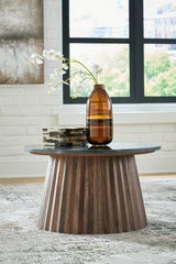 Floridian Furniture - Ashley Furniture - Ceilby Accent Coffee Table - Accent Cocktail Table / Black/Brown - A4000601