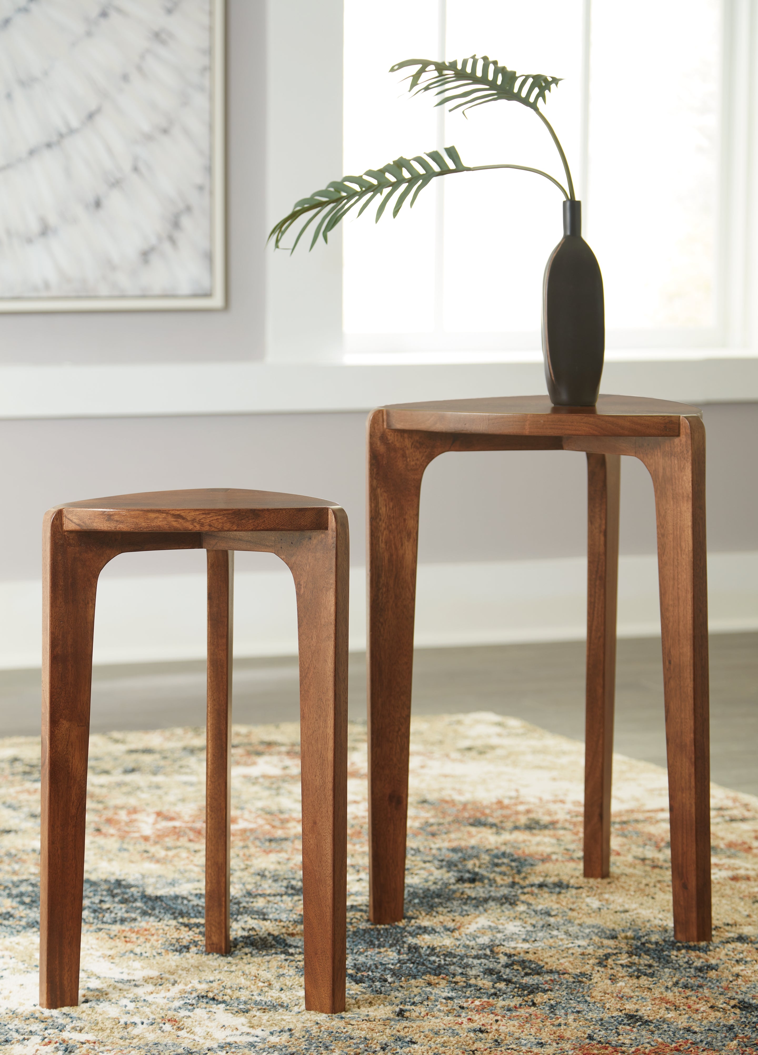 Floridian Furniture - Ashley Furniture - Brynnleigh Accent Table (Set of 2) - Accent Table Set (Set of 2) / Medium Brown - A4000607