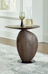 Floridian Furniture - Ashley Furniture - Cormmet Accent Table - Accent Table / Brown/Black - A4000612