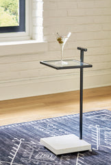 Floridian Furniture - Ashley Furniture - Mannill Accent Table - Accent Table / Black/White - A4000630