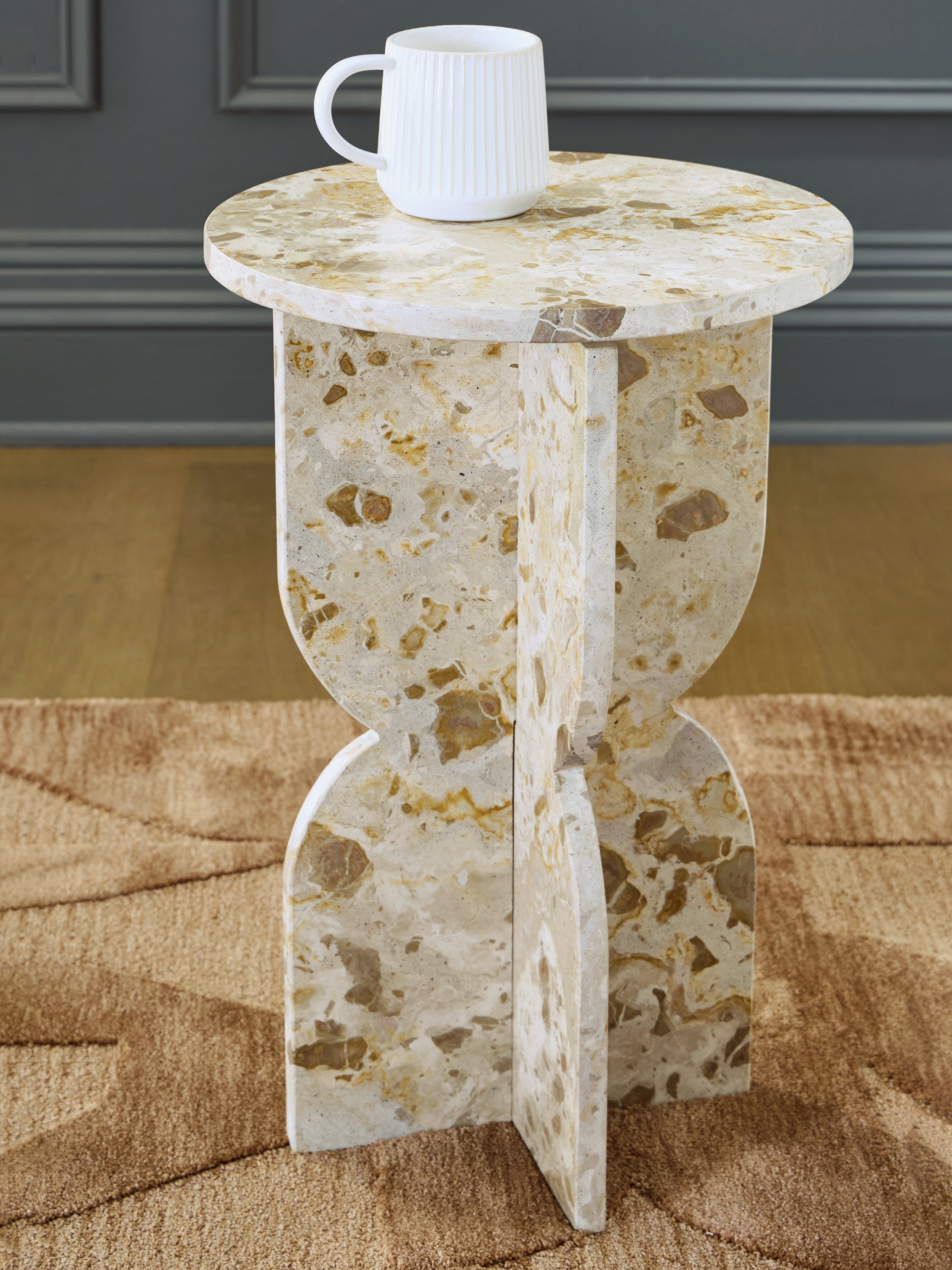 Floridian Furniture - Ashley Furniture - Treygan Accent Table - Accent Table / Beige - A4000647