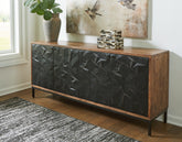 Floridian Furniture - Ashley Furniture - Dorannby Accent Cabinet - Accent Cabinet / Black/Brown - A4000649