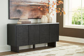 Floridian Furniture - Ashley Furniture - Farrelmore Accent Cabinet - Accent Cabinet / Black - A4000659