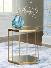 Floridian Furniture - Ashley Furniture - Veerwick Accent Coffee Table - Accent Cocktail Table / Gold Finish - A4000661