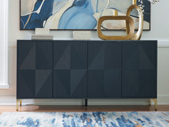 Floridian Furniture - Ashley Furniture - Loirwick Accent Cabinet - Accent Cabinet / Dark Blue - A4000677