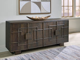 Floridian Furniture - Ashley Furniture - Cato Accent Cabinet - Accent Cabinet / Dark Brown - A4000682