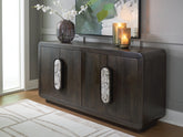 Floridian Furniture - Ashley Furniture - Elliston Accent Cabinet - Accent Cabinet / Espresso Brown - A4000683