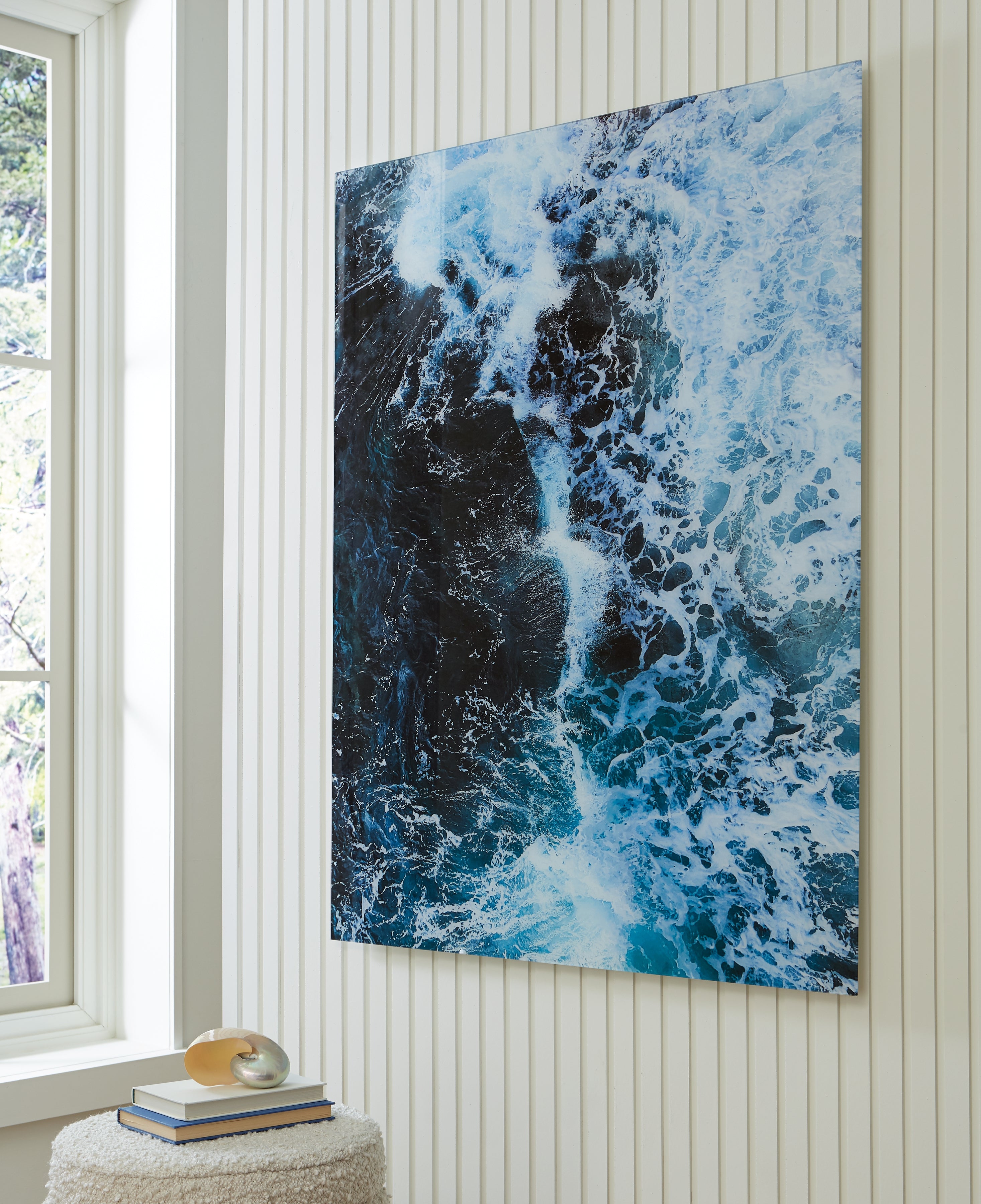 Floridian Furniture - Ashley Furniture - Clemick Wall Decor - Wall Art / Turquoise - A8000422