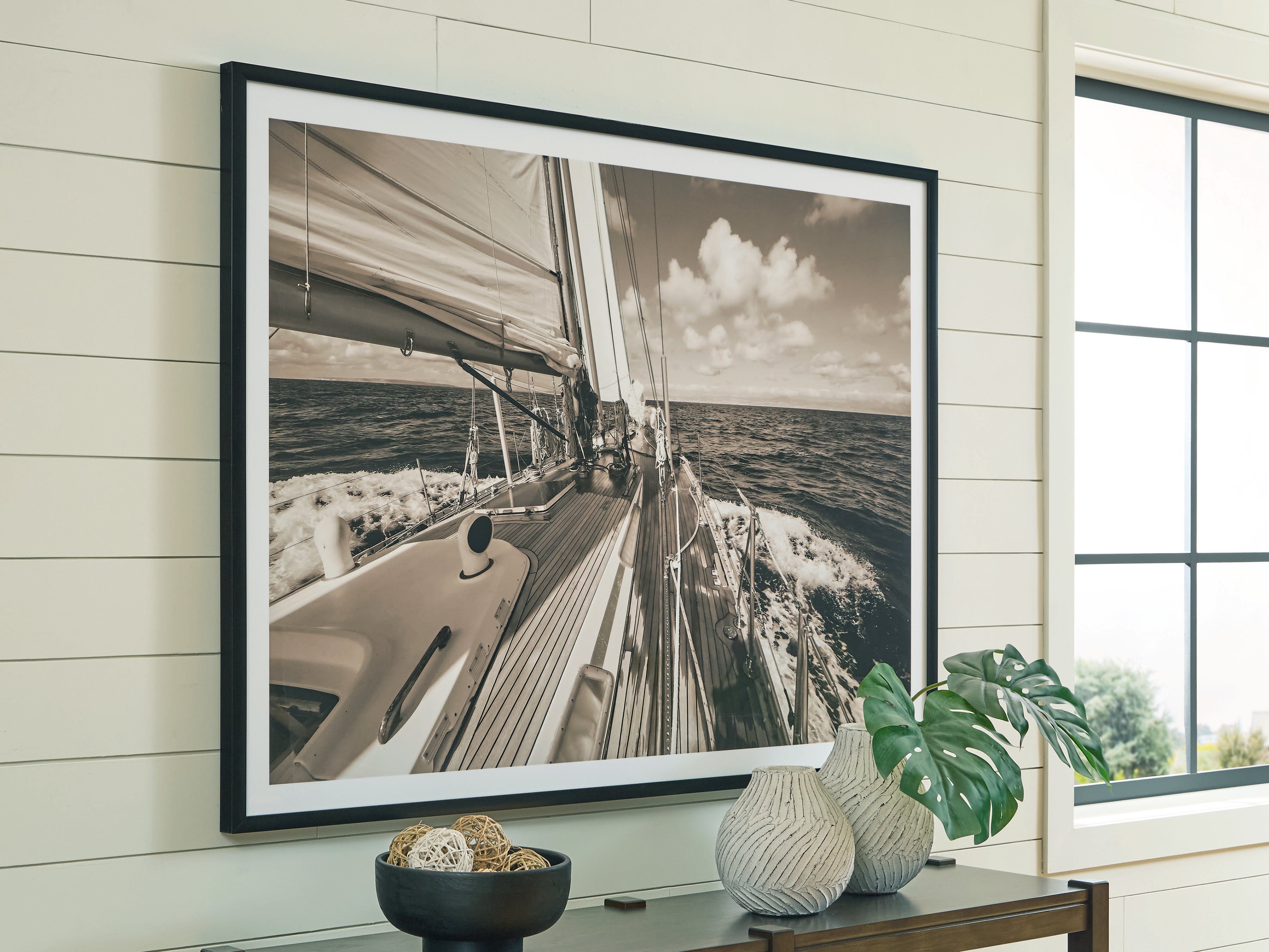 Floridian Furniture - Ashley Furniture - Arlanford Wall Decor - Wall Art / Sepia - A8000505